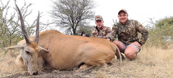PH Rudolph with Jack and his Eland