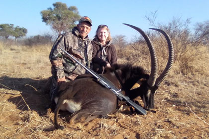 Lori with Paul and his Sable
