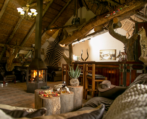 Safari hunting lodge accommodations